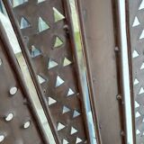 Art deco Cooper brass floor lamp