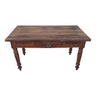 19th century walnut table