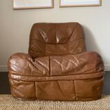 Brown leather heater