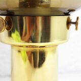 Table lamp vintage smoked glass