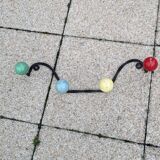 Vintage ball coat racks