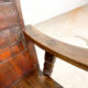 Paire de fauteuils en bois de teck sculpté Indonésie