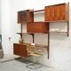 Royal System Scandinavian Modular Wall Shelves by Poul Cadovious for Cado Editions