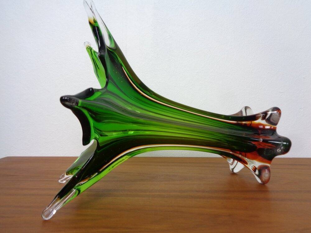 Murano Sommerso Glass Vase, 1960s