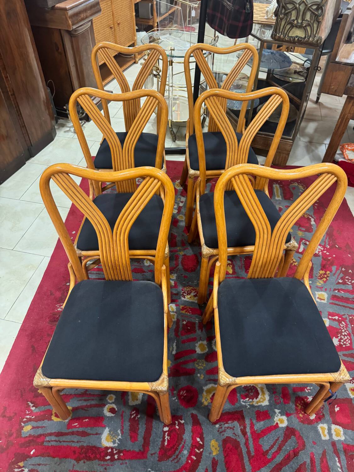 Chaise en rotin