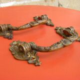 Pair of bronze handles