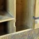 Antique Folk Art Hand Painted Cabinet, circa 1850