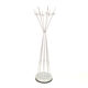 Aluminum coat stand in art deco style