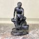Hermès at rest, black patinated bronze after the antique.