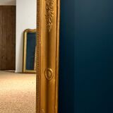 Old mirror 148.5cm/115.5cm mercury glass