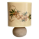 Lampe boule en travertin vintage 1980