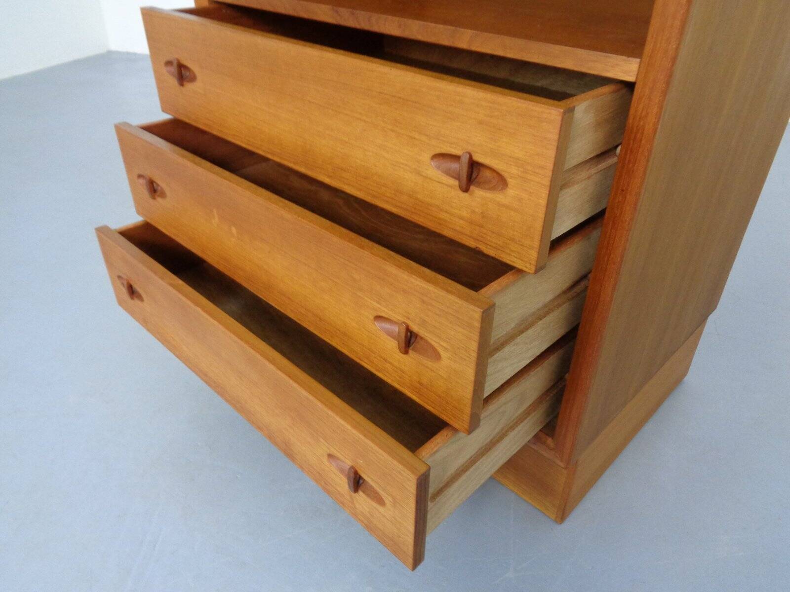 Teak Chest of Drawers by H. W. Klein for Bramin, 1960s