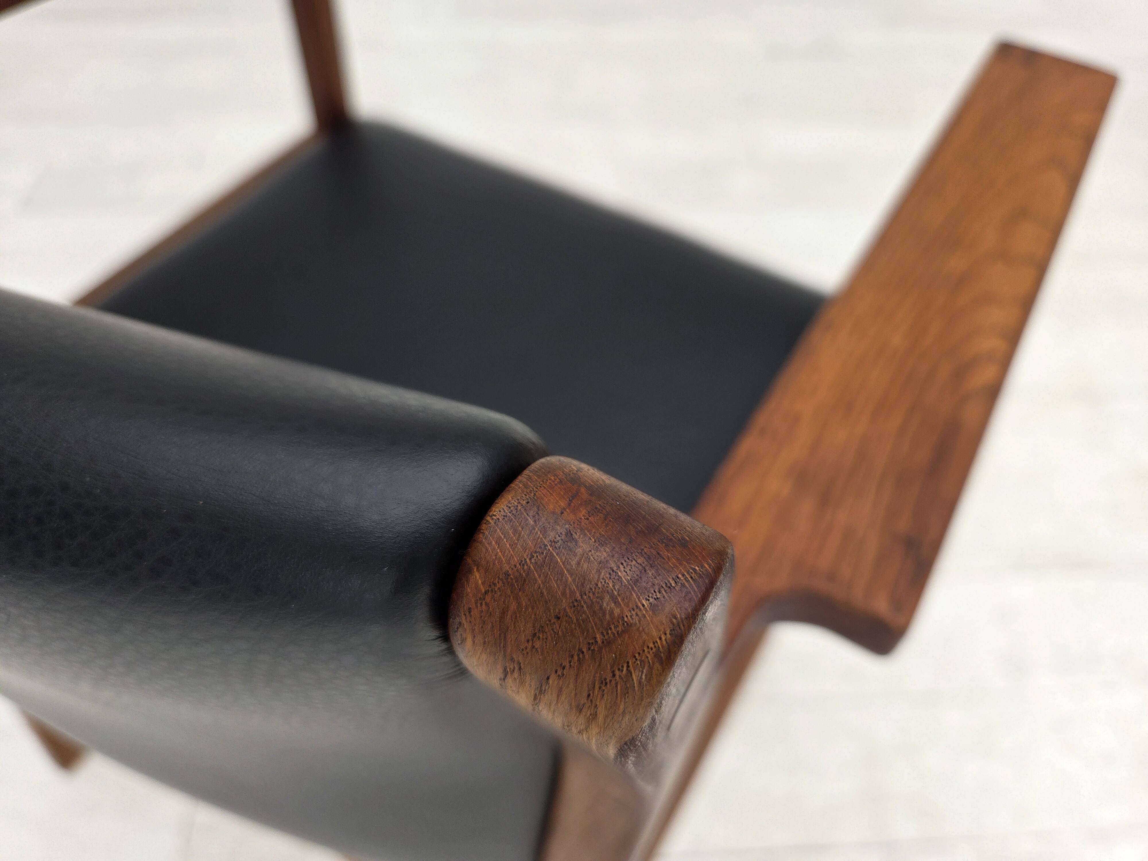 1960s, Danish design by Børge Mogensen, model BM 74, set of 4 armchairs.