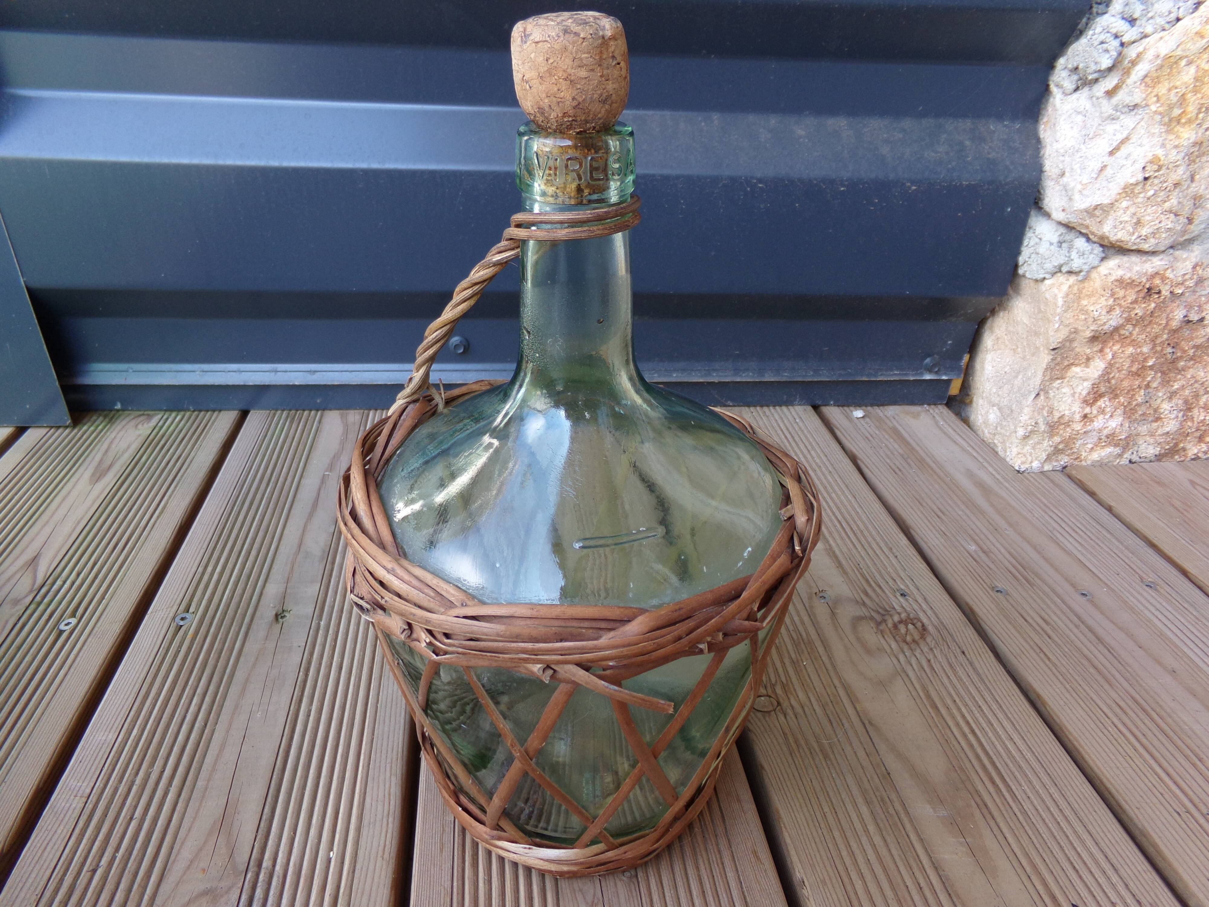 Mulched cylinder of 2 liters