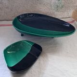 Tripod dish and matching serving bowl from the 50s