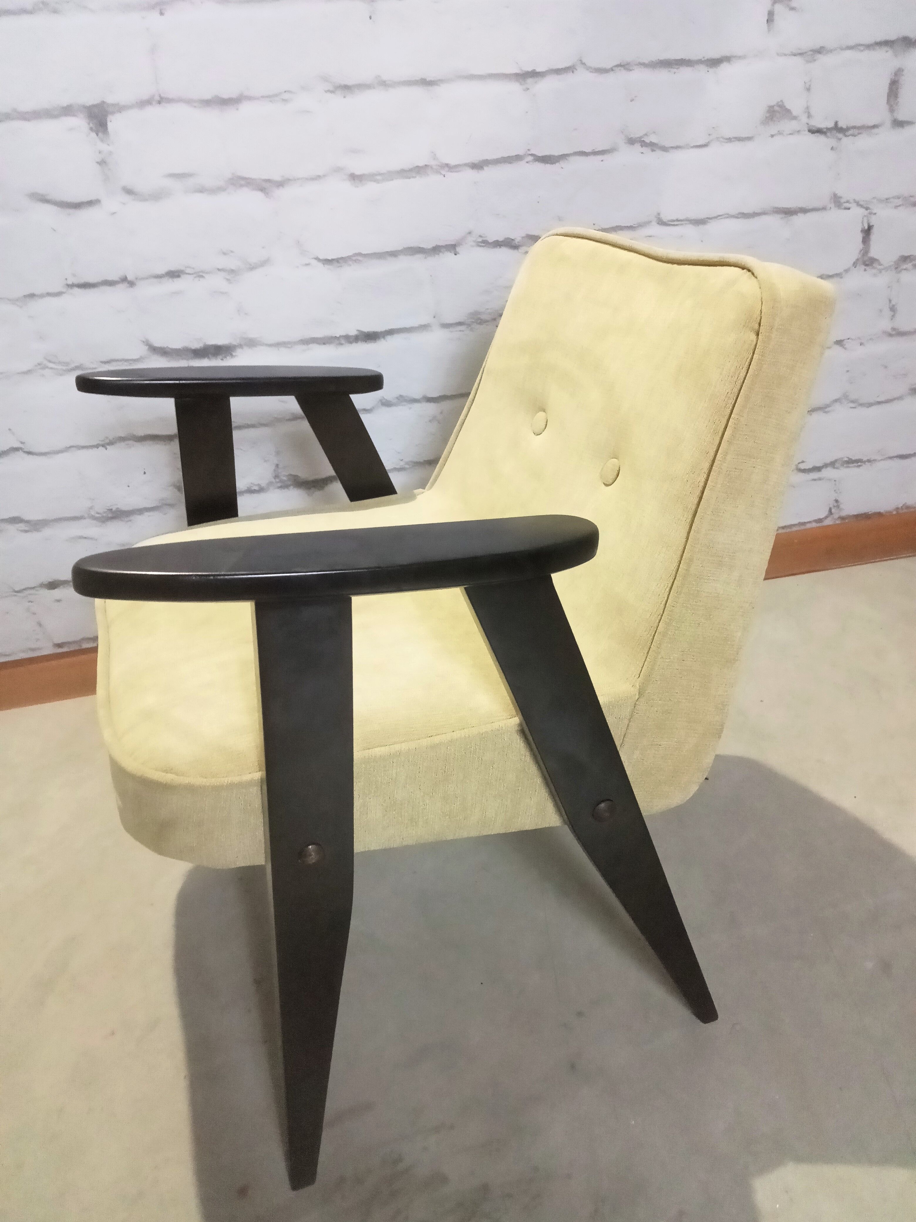 Vintage armchairs by Jozef Chierowski 1960's