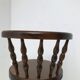 Old wooden child chair turned
