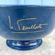 Large Nicolas Feuillatte Blue Champagne Ice Bucket Bowl, Signed