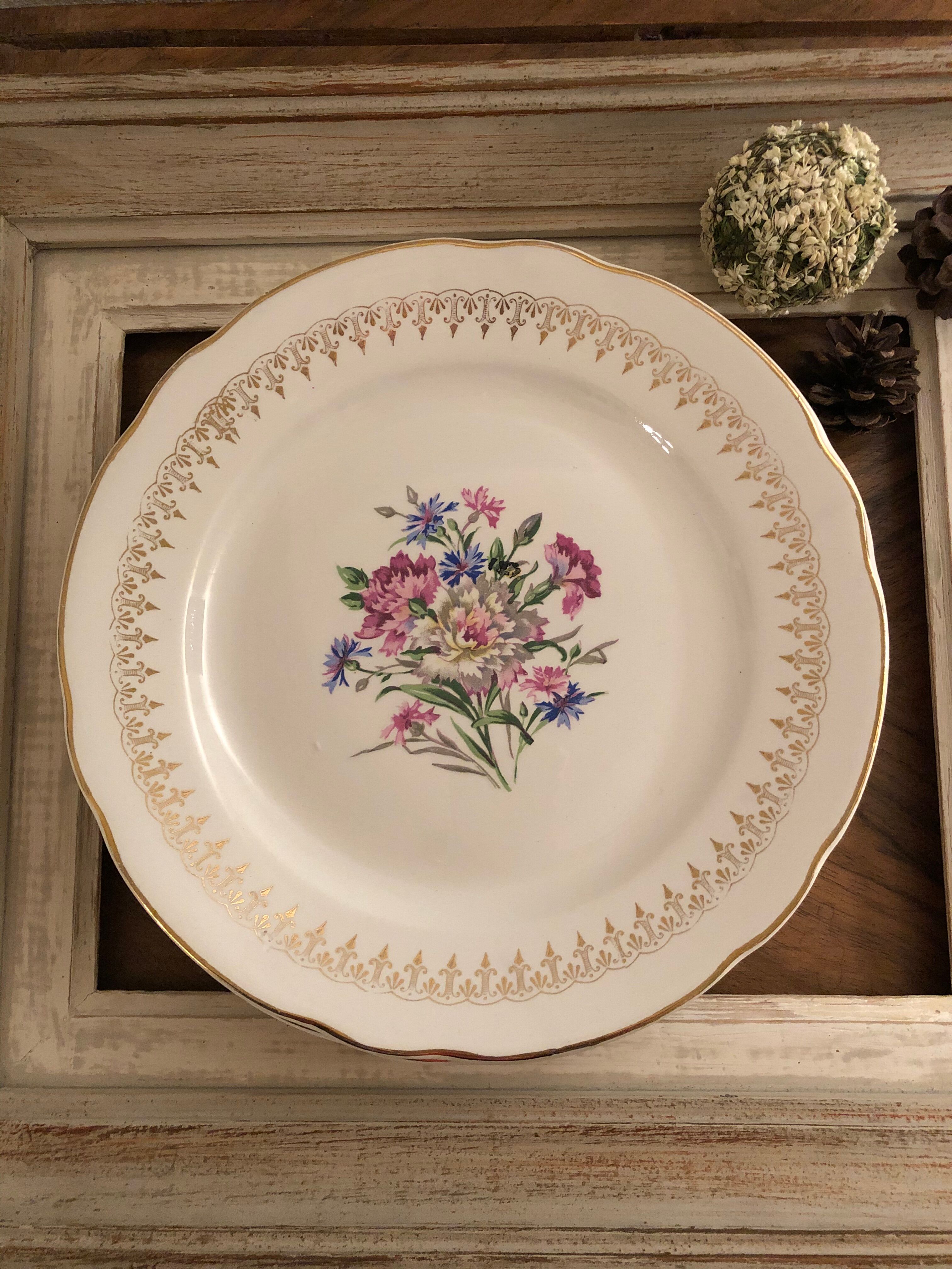 Lilitia Digoin-Sarreguemines flat plates
