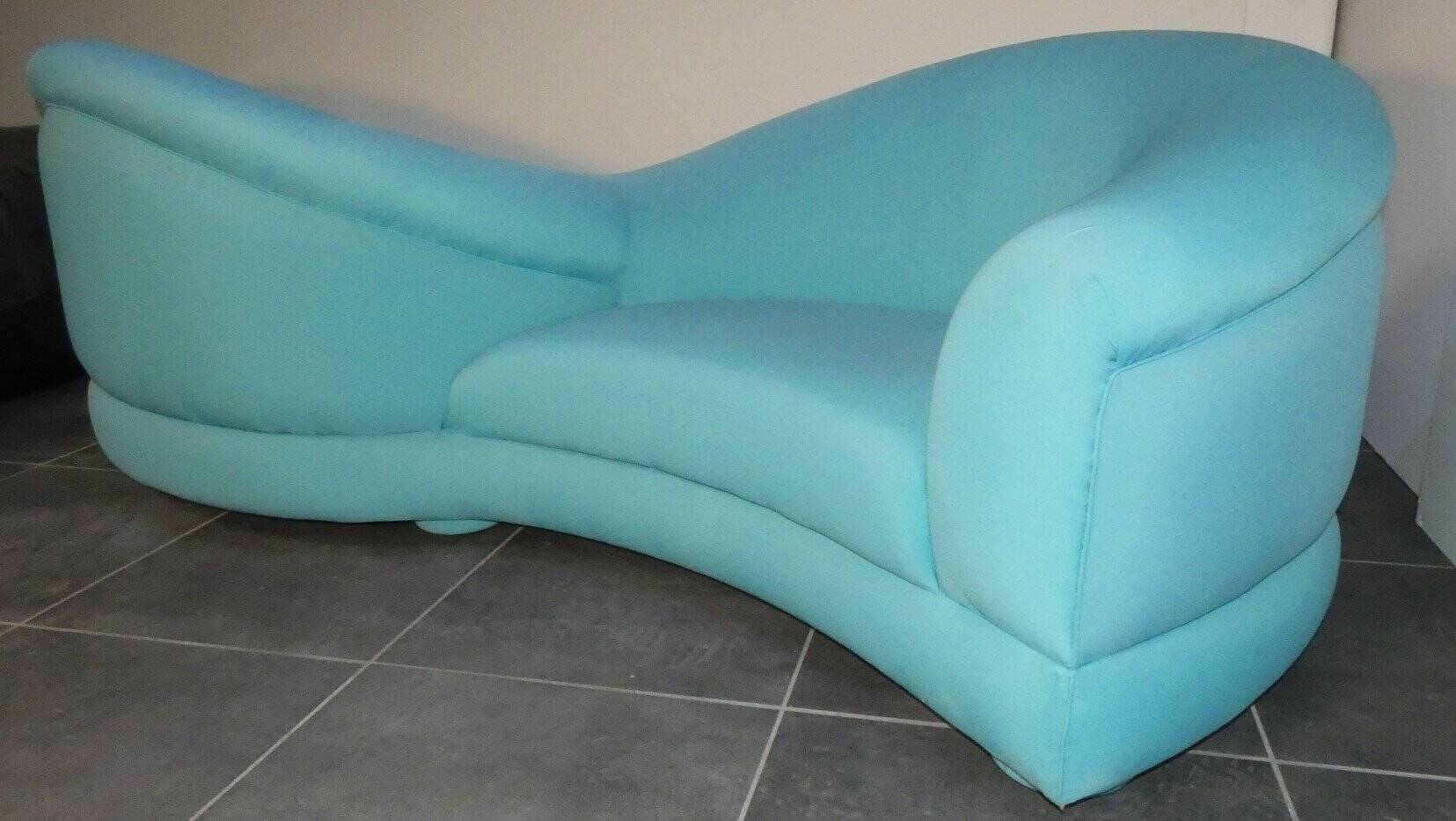 Toi et Moi sofa in jersey by Arpex International, Rome, Italy, 1970.