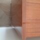 Vintage chest of drawers 3 drawers - varnished teak - Scandinavian style - retro patterns - 60s