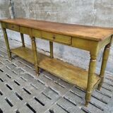 Antique counter side table wall table shop counter
