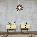 Paire de chevet : table de nuit vintage