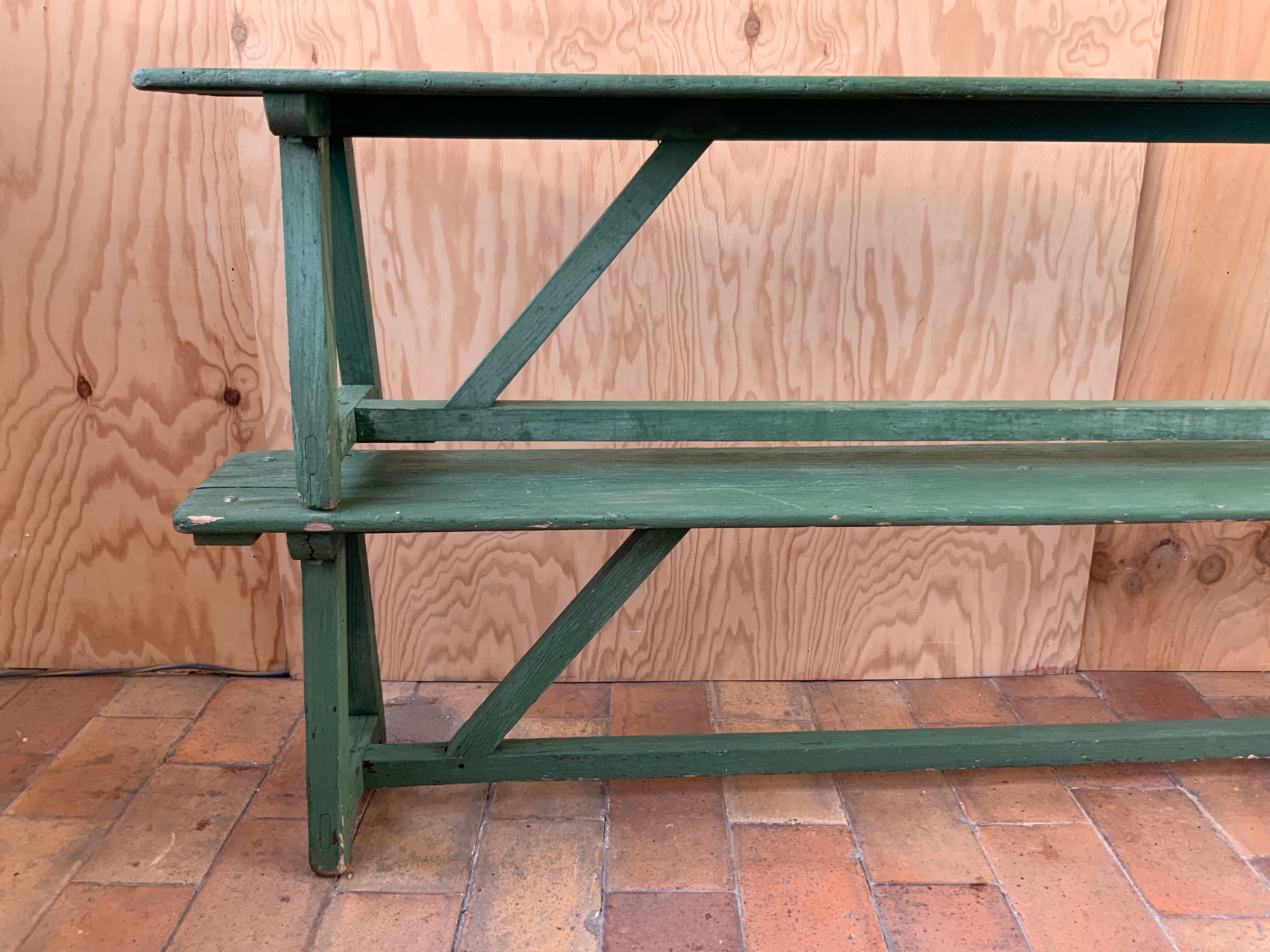Pair of vintage benches