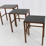 1930s J. Halabala Restored Nesting Tables, Czechoslovakia