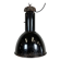Rusty Industrial Bauhaus Black Enamel Pendant Lamp, 1930s