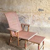 Rattan lounge chair