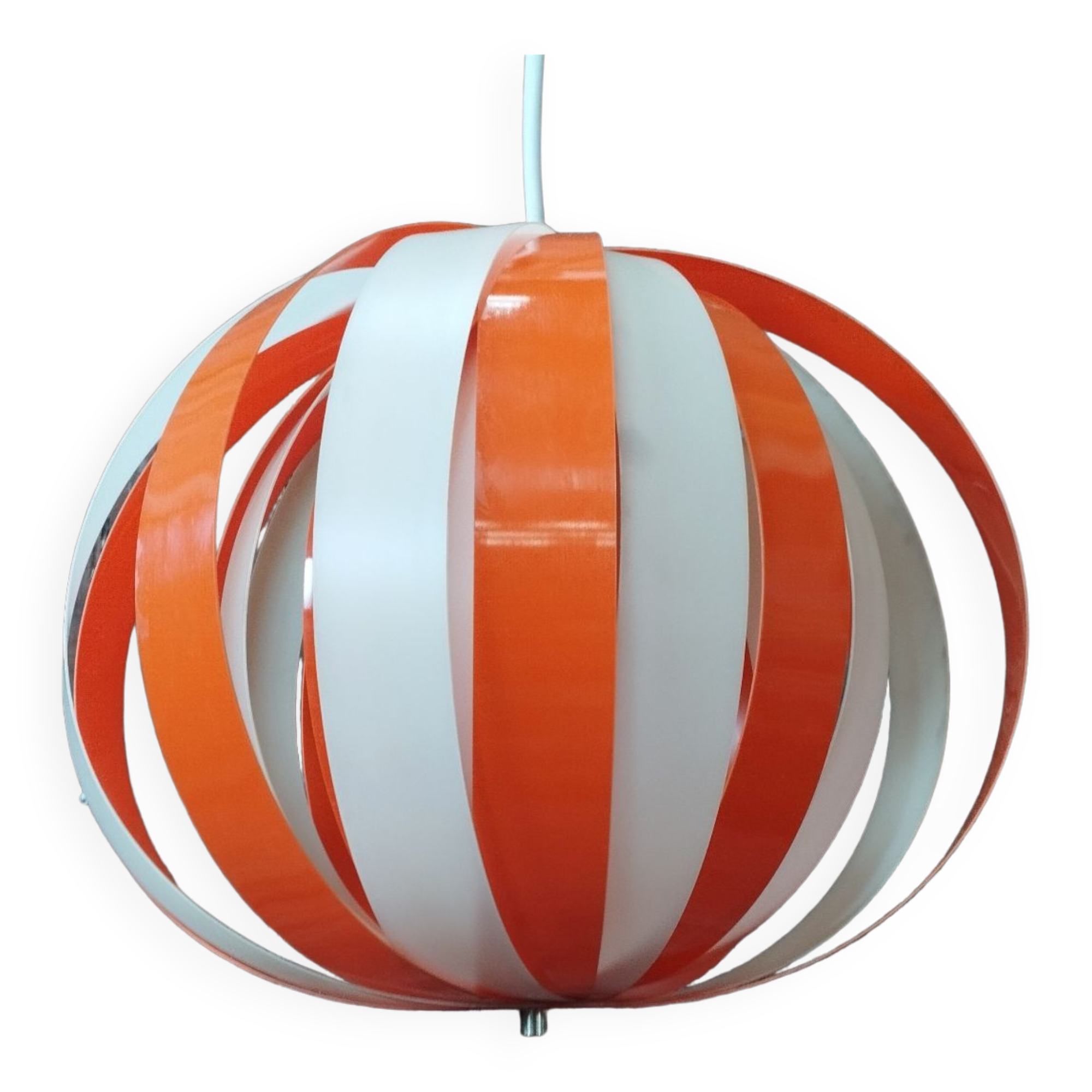 Moon pendant light vintage 1970 plexiglass