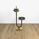 Cendrier sur pied laiton design années 50