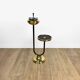 1950s design brass standing ashtray