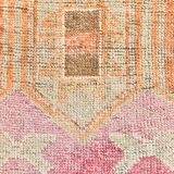 Tapis de couloir vintage orange pâle 3x13, 94x381 cm