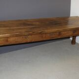 19th Century Walnut Farm Table