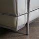 Cassina LC3 armchair by Le Corbusier in leather, Italy 1980s