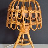 Bamboo bedside lamp