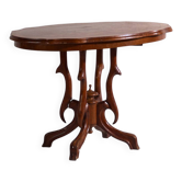 Antique walnut coffee table – Central Europe, circa 1880