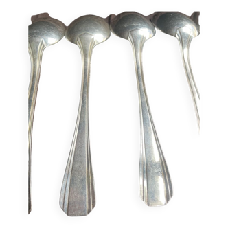 12 tablespoons Christofle model Boreal – Silver metal – Art Deco