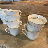 Coffee and dessert service - porcelain in Sologne