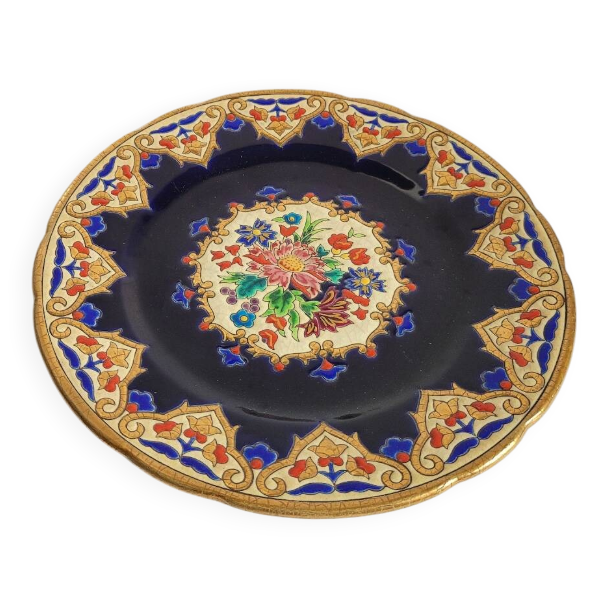 Large Longwy plate