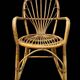 Rattan rocking chair Italy 1950