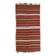 1970s Turkish Hand-Knotted Wool Kilim Flatweave Striped Rug 134x252