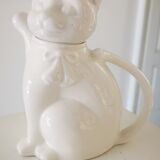 Teapot cat porcelain