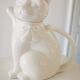 Teapot cat porcelain