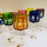 Set of 16 lead crystal glasses from the Nachtmann company from the 1960s, Antika series