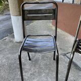 Industrial style table and chairs