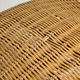 Vintage ikea rattan bench