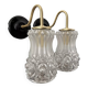 Art Deco glass wall lights